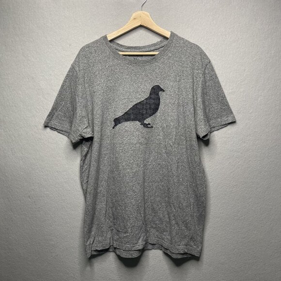 Staple Embroidered Pigeon Graphic T-Shirt XL Gray - Picture 1 of 6
